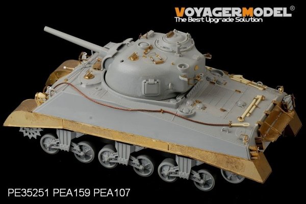 Voyager Model PEA159 WWII USMC M4A2 Mid Tank Late Version Side Skirts (For DRAGON Kit) 1/35