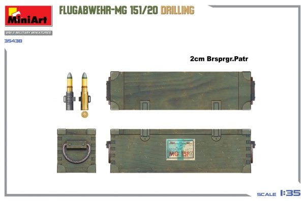 MiniArt 35438 FLUGABWEHR-MG 151/20 DRILLING 1/35
