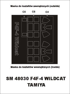 Montex SM48030 F4F-4 Wildcat TAMIYA