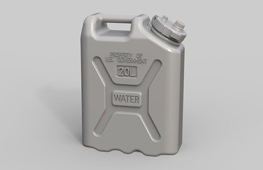 EUREKA XXL E-044 US Military Water Canisters 1:35