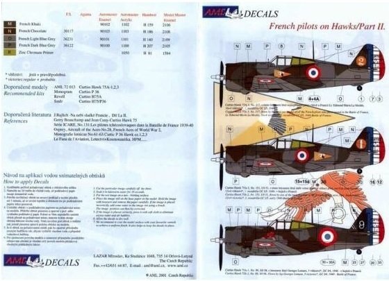 AML D48004 French pilots on Hawk Part II 1/48