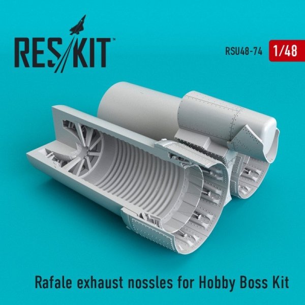 RESKIT RSU48-0074 Rafale exhaust nossles for Hobby Boss kit 1/48