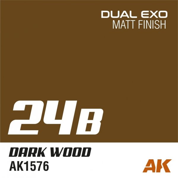AK Interactive AK1583 DUAL EXO SCENERY SET 24 – 24A LIGHT WOOD &amp; 24B DARK WOOD