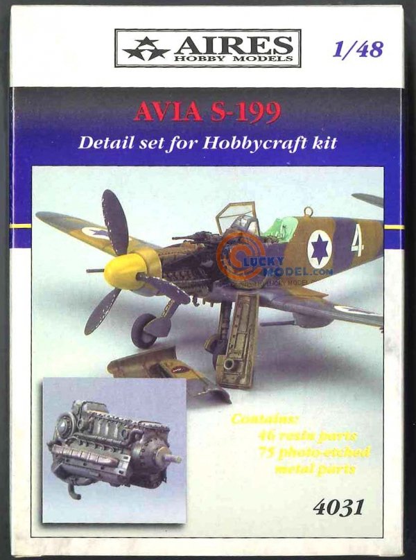 Aires 4031 AVIA S-199 detail set 1/48 Academy