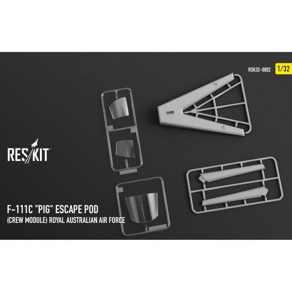 RESKIT RSK32-0002 F-111С "Pig" Escape Pod (Crew Module) Royal Australian Air Force - resin model kit (1/32)
