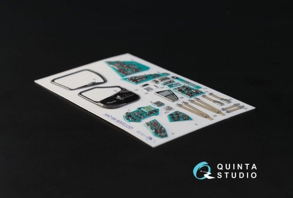 Quinta Studio QD72006 Mi-24V 3D-Printed &amp; coloured Interior on decal paper (for Zvezda kit) 1/72