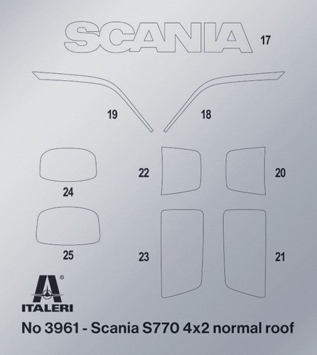 Italeri 3961 Scania S770 4x2 Normal Roof - LIMITED EDITION 1/24