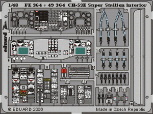 Eduard 49364 CH-53E interior 1/48 Academy