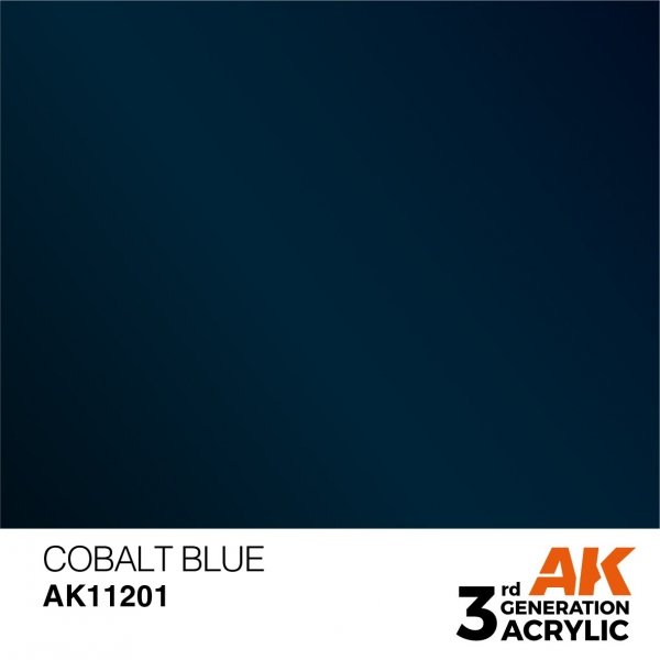 AK Interactive AK11201 COBALT BLUE – METALLIC 17ml