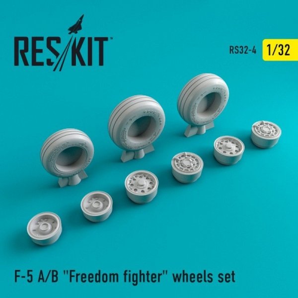 RESKIT RS32-0004 F-5 (A/B) Freedom Fighter wheels set 1/32
