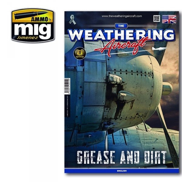 AMMO of Mig Jimenez 5215 The Weathering Aircraft Issue 15. GREASE &amp; DIRT (English)