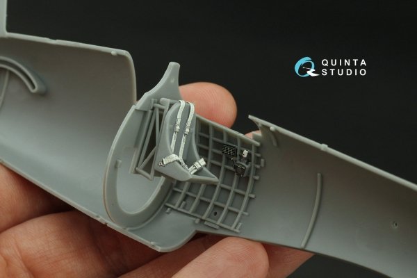 Quinta Studio QD48476 F4U-2 Corsair 3D-Printed coloured Interior on decal paper (Hobby Boss) 1/48