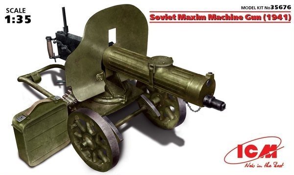 ICM 35676 Soviet Maxim Machine Gun (1941) 1/35