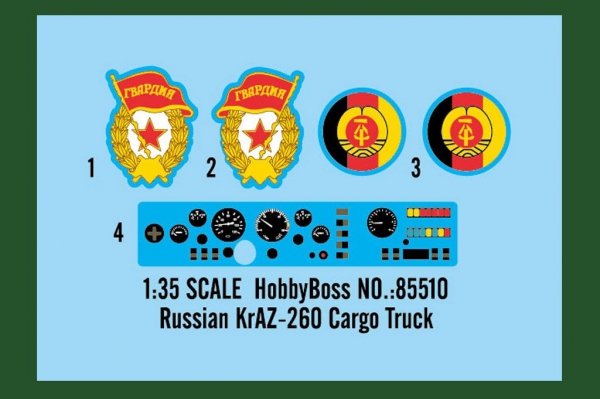 Hobby Boss 85510 Russian KrAZ-260 Cargo Truck 1:35