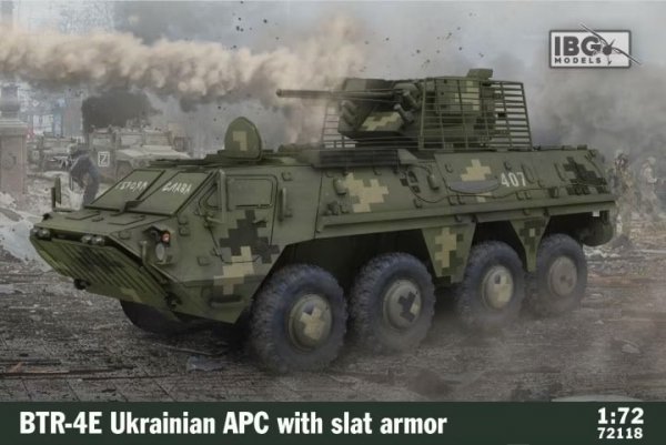 IBG 72118 BTR-4E Ukrainian APC with slat armor