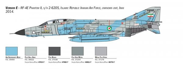 Italeri 2818 RF-4E Phantom II 1/48