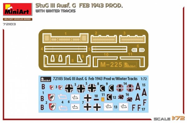 MiniArt 72103 StuG III Ausf. G FEB 1943 PROD. WITH WINTER TRACKS 1/72