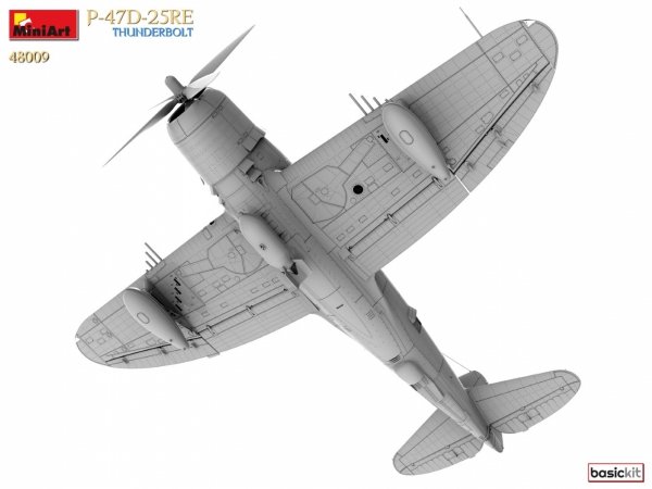 MiniArt 48009 P-47D-25RE THUNDERBOLT. BASIC KIT 1/48