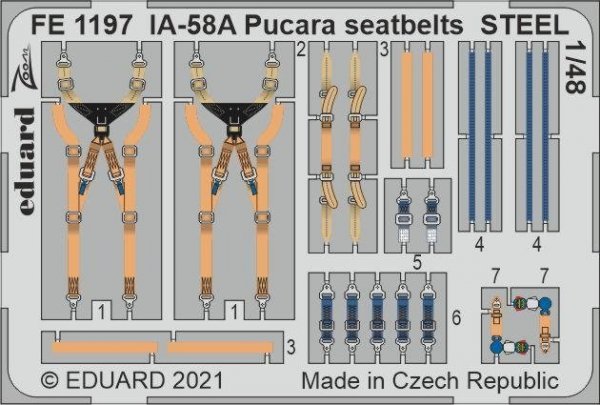 Eduard BIG49303 IA-58A Pucara KINETIC 1/48