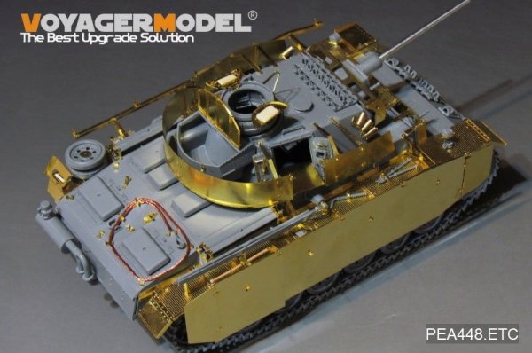 Voyager Model PEA448 WWII German Pz.Kpfw.III Ausf.M/N Additional Armour (For TAKOM) 1/35