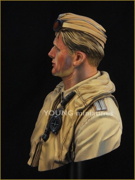Young Miniatures YM1846 LUFTWAFFE PILOT North Africa WWII 1/10