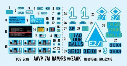 Hobby Boss 82416 AAVP-7A1 RAM/RS w/EAAK (1:35)