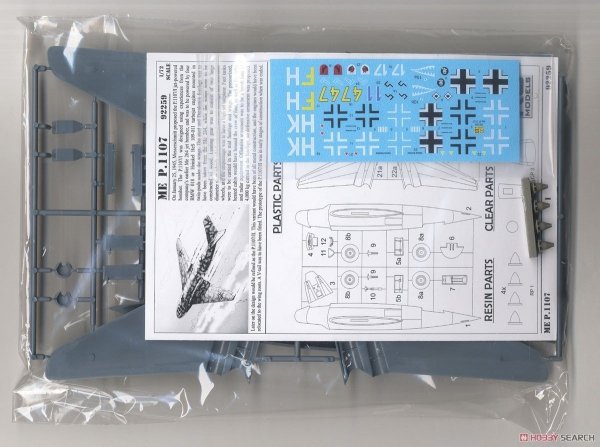 RS Models 92259 Me P.1107/II Aufklärer 1/72