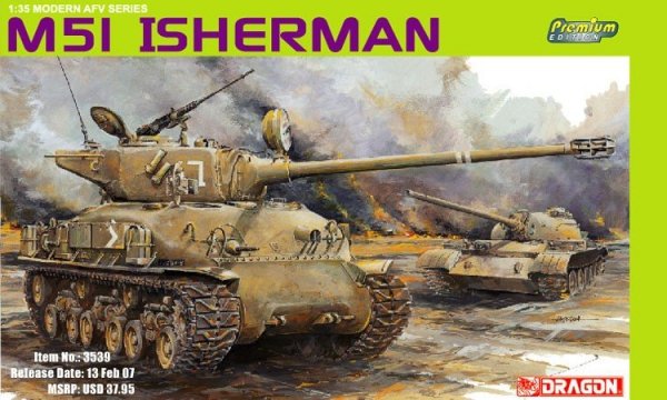 Dragon 3539 M51 Super Sherman Israel Defense Force - Premium Edition (1:35)