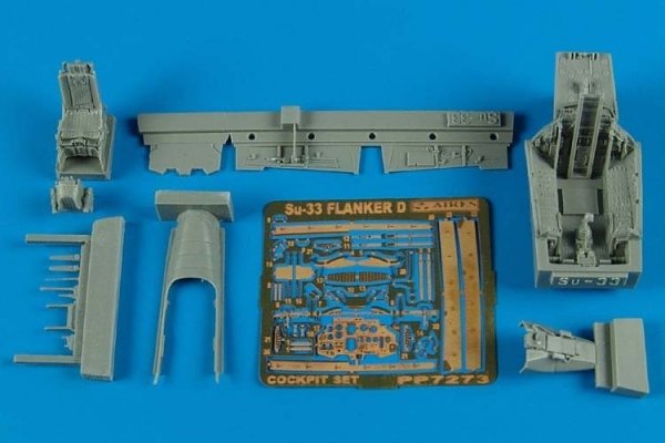 Aires 7273 Su-33 Flanker D cockpit set 1/72 HASEGAWA