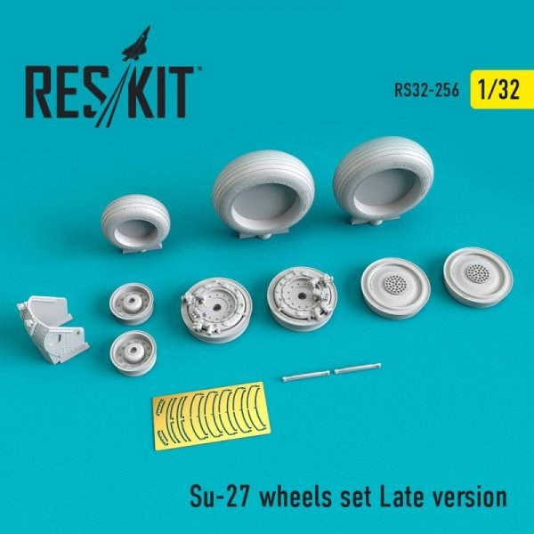 RESKIT RS32-0256 Su-27 wheels set late version 1/32