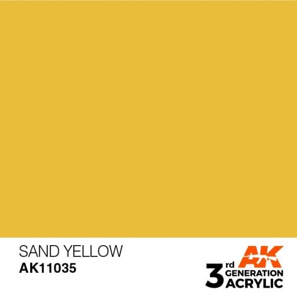 AK Interactive AK11035 Sand Yellow 17ml