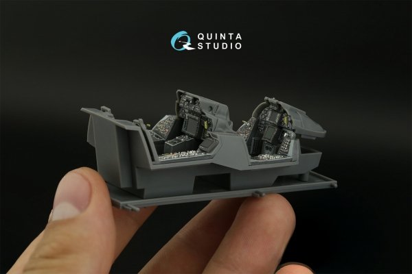 Quinta Studio QDS48404 F-14B 3D-Printed &amp; coloured Interior on decal paper (GWH) (small version) 1/48
