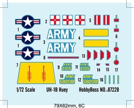Hobby Boss 87228 UH-1B Huey (1:72)