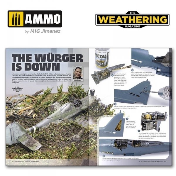 Ammo of Mig 4532-EN The Weathering Magazine Issue 33: BURNED OUT (English)