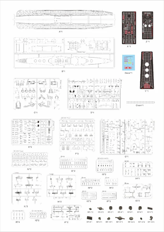 Very Fire BELBV350904DX IJN Heavy Cruiser Takao DX Deluxe Kit 1/350