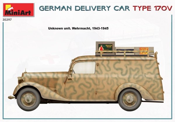 MiniArt 35297 GERMAN DELIVERY CAR TYPE 170V 1/35