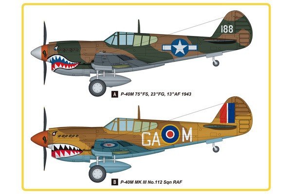 Hobby Boss 85801 P-40E Kittyhawk (1:48)