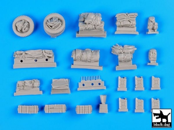 Black Dog T35104 Sd Kfz 263 accessories set 1/35