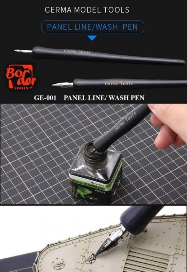 Border Model GE-001 Panel Line/Wash Pen
