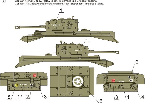 ToRo Model 35D16 - Cromwell &amp; Centaur tanks in Polish service vol.1 1/35