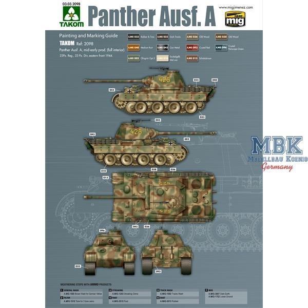Das Werk DW35010 Panther Ausf.A early / mid Version 1/35