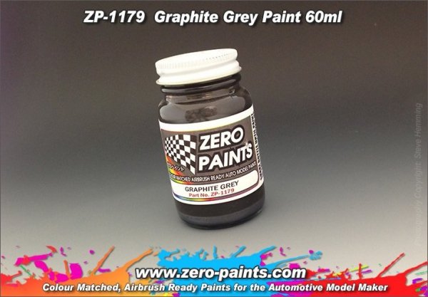Zero Paints ZP-1179 Graphite Grey Paint 60ml