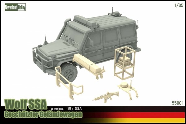 Neverland Hobby 55001 Wolf SSA Geschuetzter Gelaendewagen 1/35