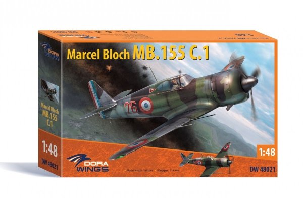 Dora Wings 48021 Marcel-Bloch MB.155С 1/48