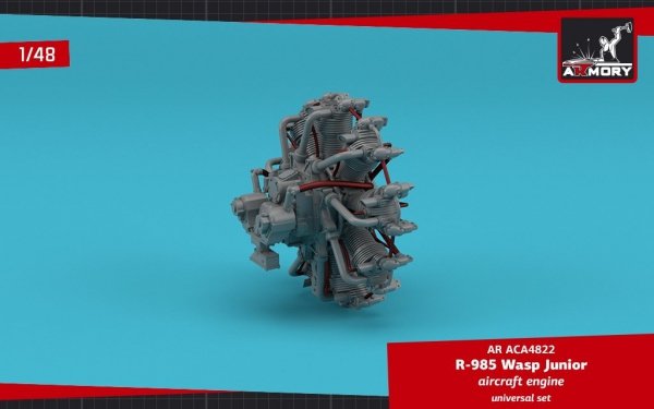 Armory Models ACA4822 R-985 Wasp Junior US aircraft engine 1/48