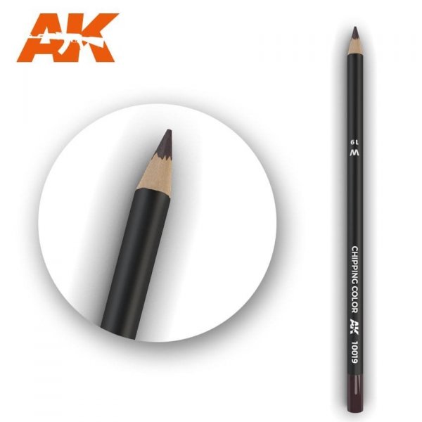 AK Interactive AK10019 Watercolor Pencil CHIPPING COLOR