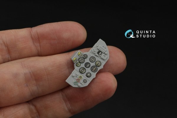 Quinta Studio QD32251 British WWII Cockpit instrument gauges 3D-Printed &amp; coloured Interior on decal paper (All Kits) 1/32