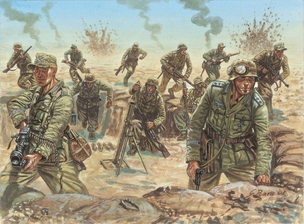 Italeri 6099 WWII DAK Infantry North Africa