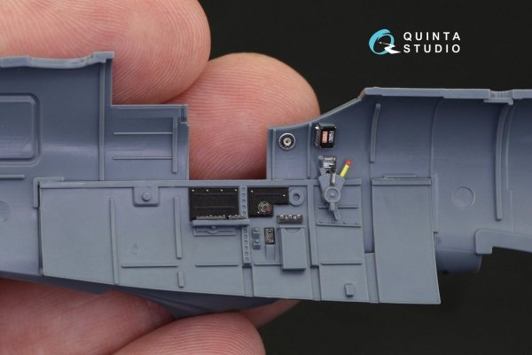 Quinta Studio QD48189 Spitfire Mk.V 3D-Printed &amp; coloured Interior on decal paper (for Eduard kit) 1/48