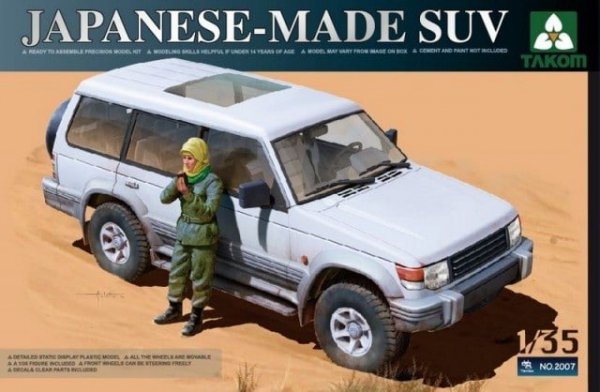 Takom 2007 JAPANESE-MADE SUV (Mitsubishi Pajero) 1/35